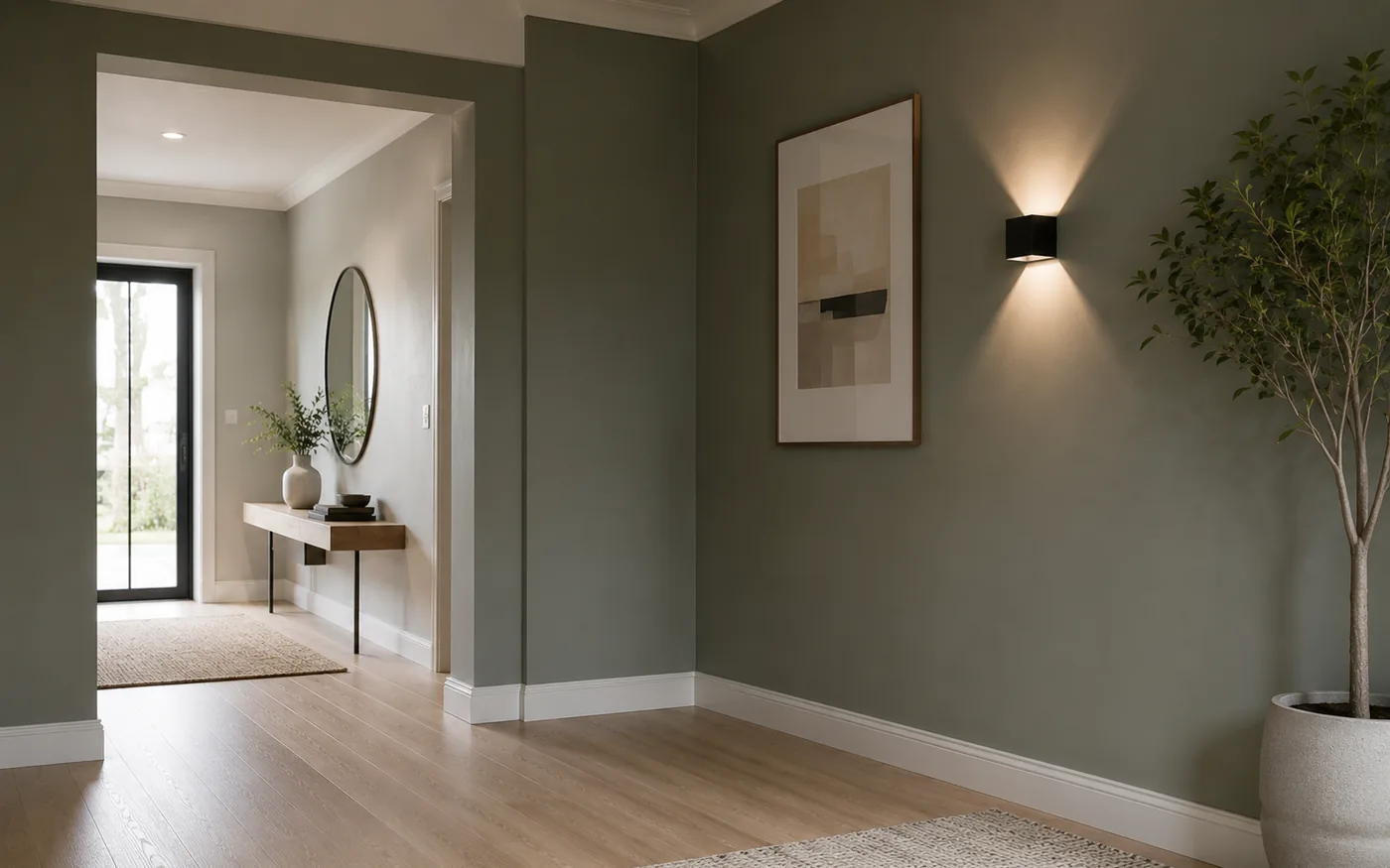 Premium interior painting and finish work by AVERO